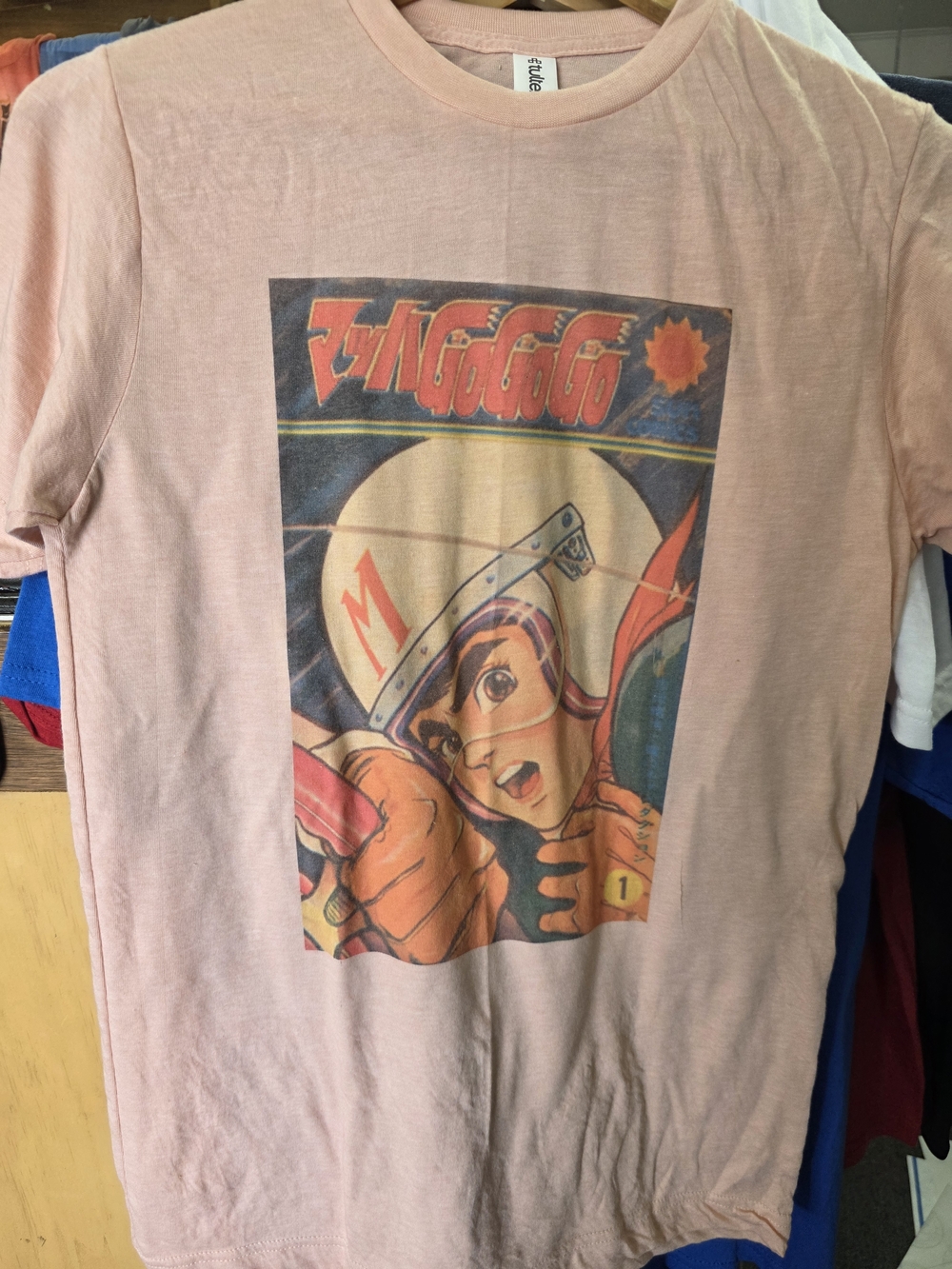 Tultex Pink Crewneck T-Shirt